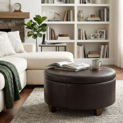 Baller Upholstered Ottoman