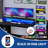 Balconera 65'' L Shaped Desk With Power Outlets, LED Lights & Monitor Stand-105529343