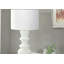 Lighting, 26 po h, céramique crème, ivoire / abat-jour crème, contemporain-1006049929