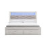 Beamond Upholstered Bookcase Bed