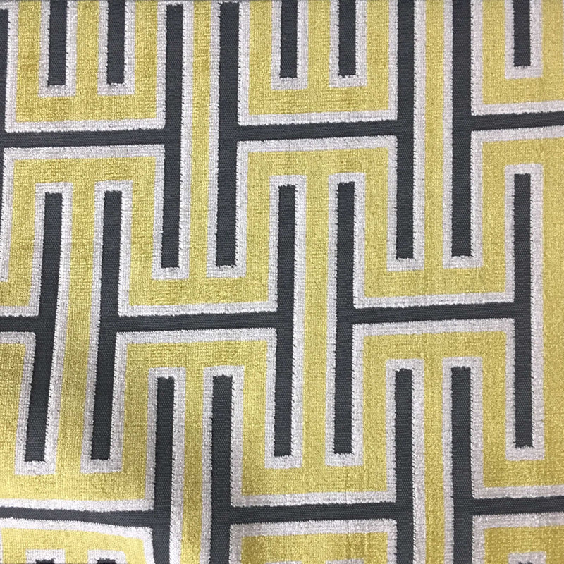 Carlyle-Hyde Cut Velvet Upholstery Fabric, Sunny