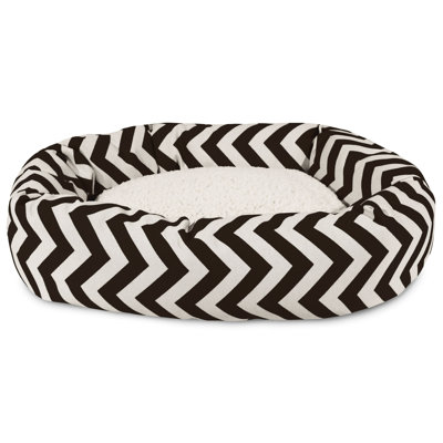Chevron Oval Chevron Pet Bed