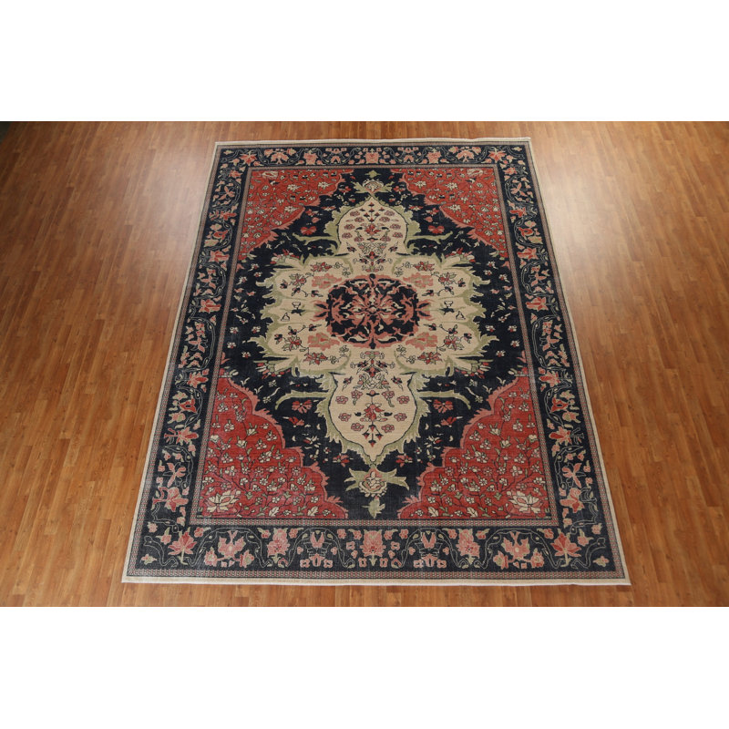 Tapis oriental Sarouk Farahan noué à la main 10 x 13