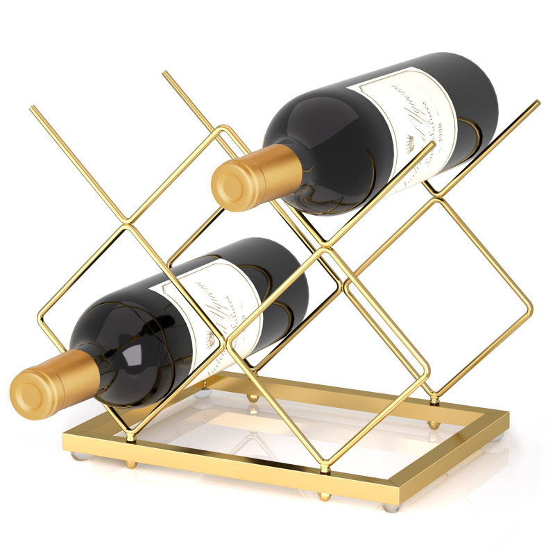 Blatchley Wine Bottle Rack, Gold