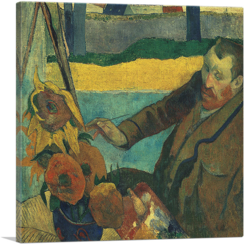 Vincent Van Gogh, tournesols - impression, H 36 po x l 36 po x 1,5 po