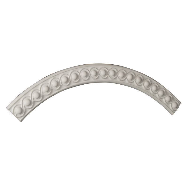 Ensemble d'anneaux de plafond Hillsborough, H 50 po x l 50 po x P 0,75 po, Simple (1/4 d'un cercle complet)