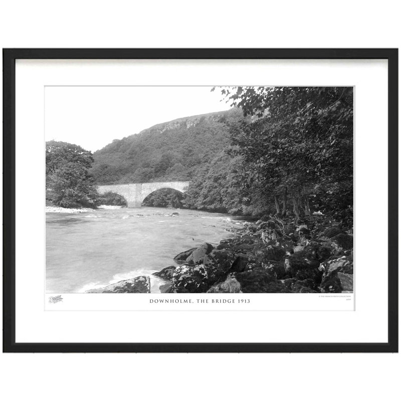 Chirk, Castle C1869 by Francis Frith - Single Picture Frame Print, 45cm H x 60cm W x 2.3cm D