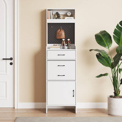 Armoire de rangement pour chaussures avec support perforé l 19,7 po x L 69 po Atta