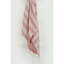 Jeté 100% coton tissé rouge