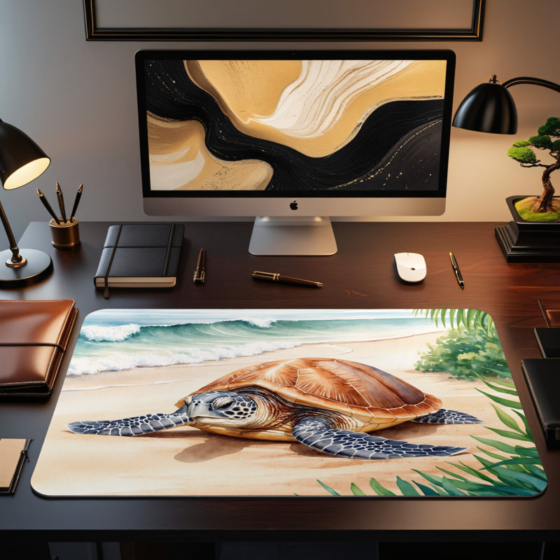 Polyester Desk Pad, 31.5x15.5