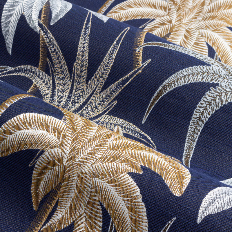 Galapagos Room Darkening Curtain Pair, Blue, 117 W x 137 D cm