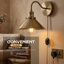 Plug-in Armed Sconce-1189557373
