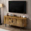 Meuble de rangement pour téléviseur et centres de divertissement, console de maison moderne en bois MDF de 47 pouces