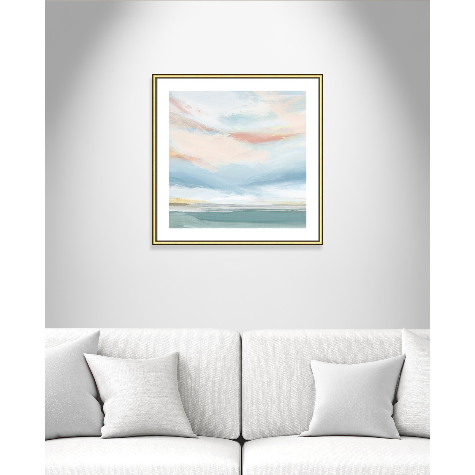Delphi "Sweetness I" Painting by Isabelle Z, 28.75" H x 28.75" W x 0.88" D, Gold Framed Paper