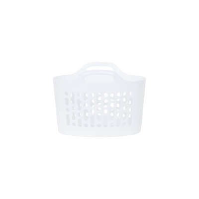 Wham 8L Flexi Basket Pack of 2 Ice White