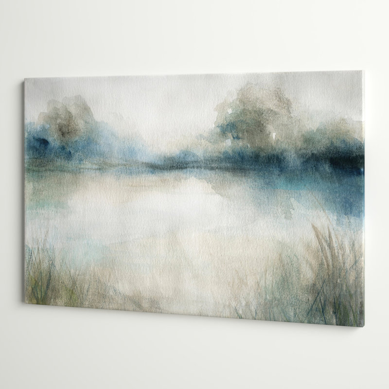 Aracelio " Still Evening Waters I ", 60" H x 40" W x 1.5" D