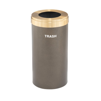 Steel Open Kitchen Trash Can
