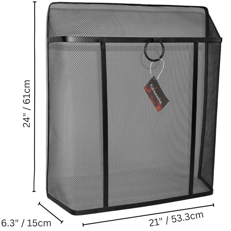 Dieter Steel Fireplace Screen