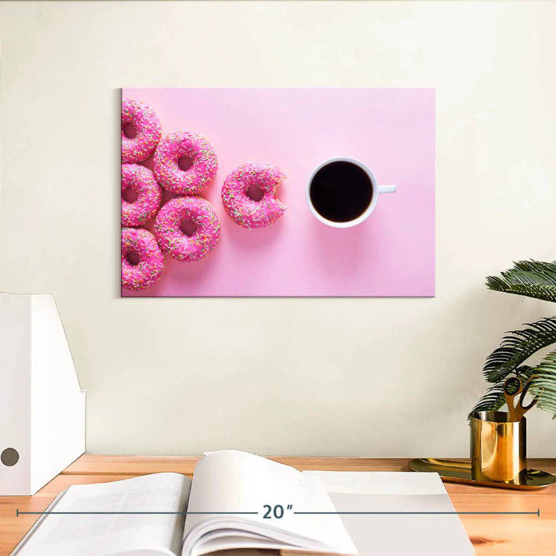 Yarlin Doughnuts And Coffee, 8" H x 12" W