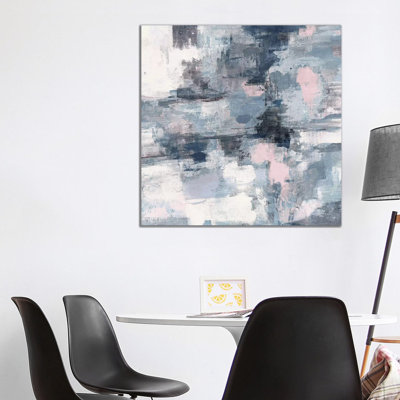 In The Clouds Neutral Pink Crop by Silvia Vassileva - Gallery-Wrapped Canvas Giclée on Canvas