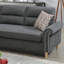 Ensemble de canapé modulaire réversible en polyfibre couleur ardoise-1876310661