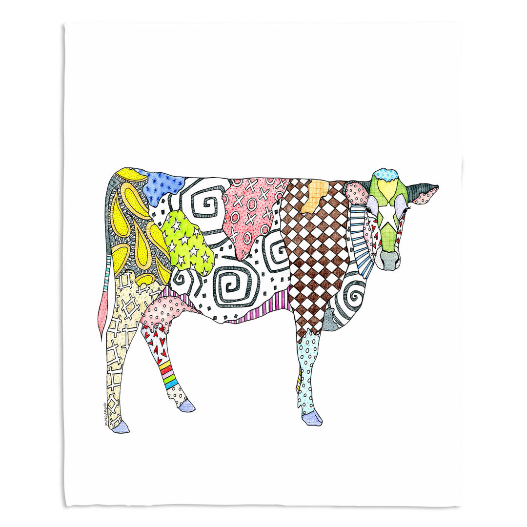  Cow Blanket DiaNoche Designs 