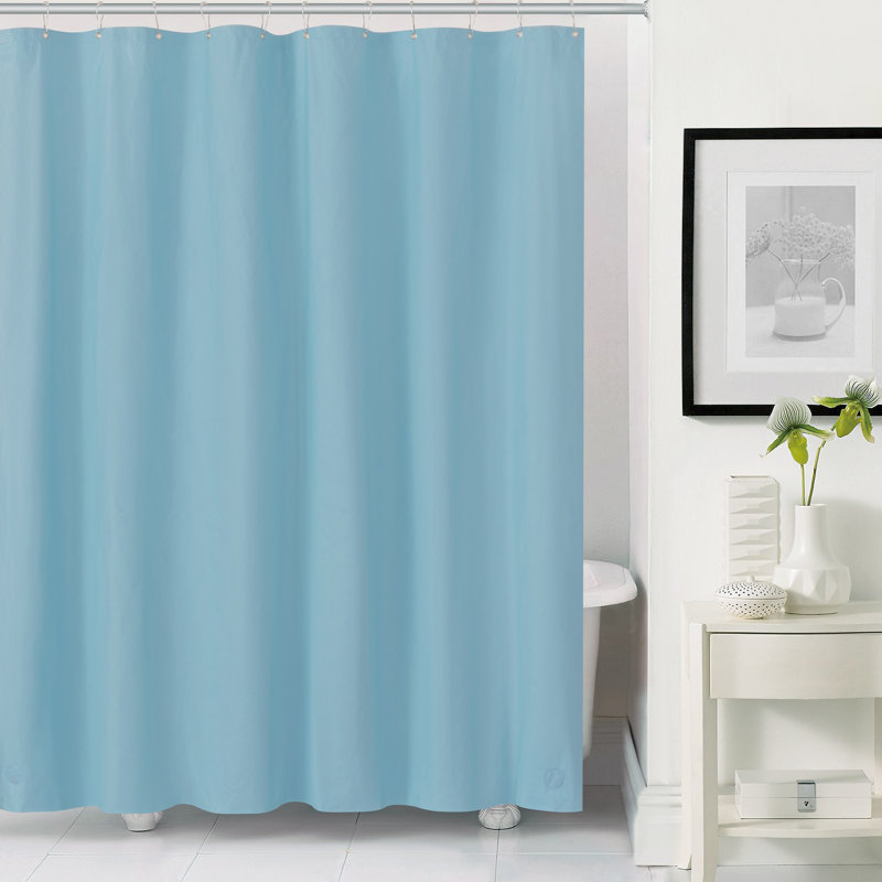 PEVA 10 Gauge Shower Liner, Aqua