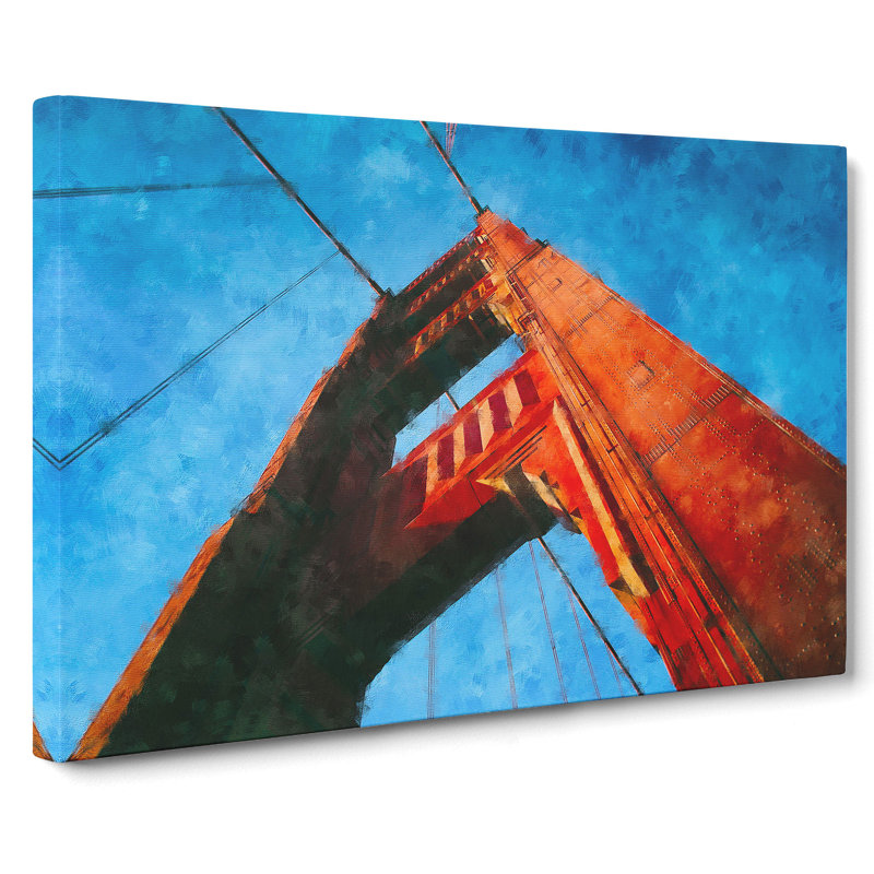 Golden Gate Bridge Vol.1 - Wrapped Canvas, 50cm H x 76cm W x 3cm D