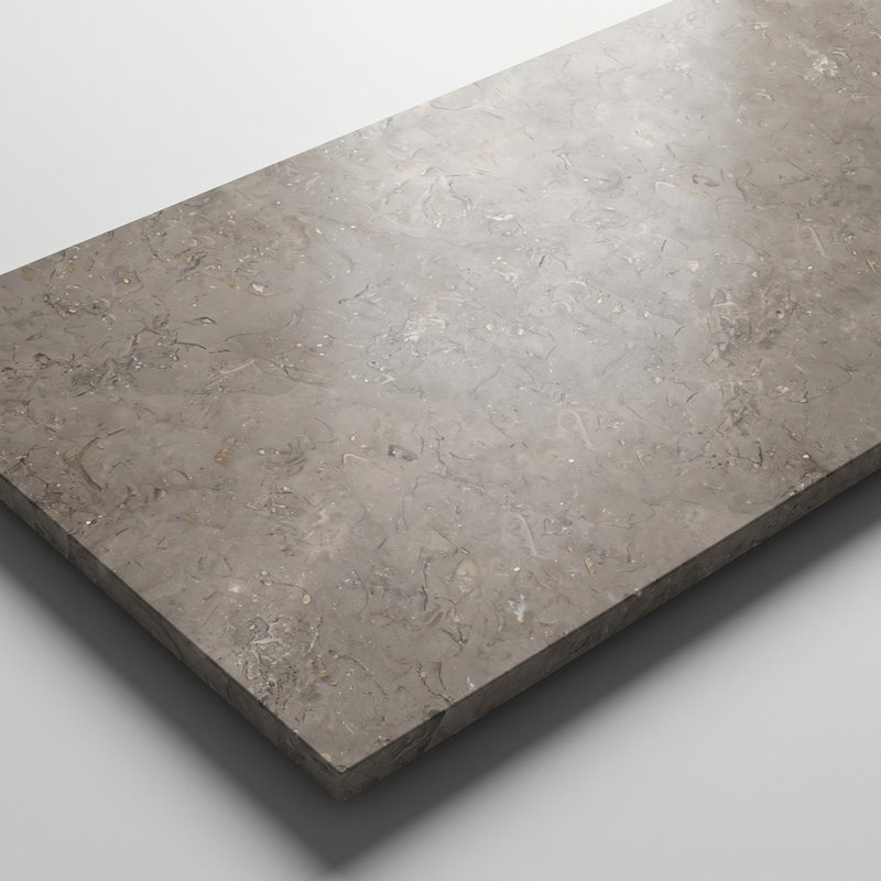 Caspian Brown Leathered 12x24 Limestone Tile