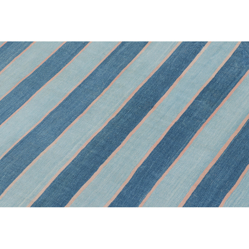 Kilim & Flatwave Cotton Geometric Area Rug, Rectangle 9' x 9'6"