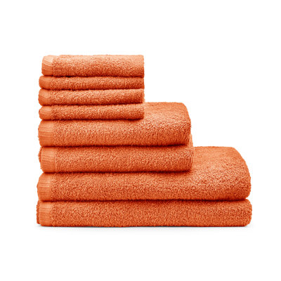 Quick Dry Cotton 8 Piece Towel Set