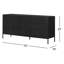 Commode double 8 tiroirs l 70 po.
