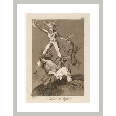 Subir y bajar. (To rise and to fall.) by Francisco de Goya -Framed Giclee Print