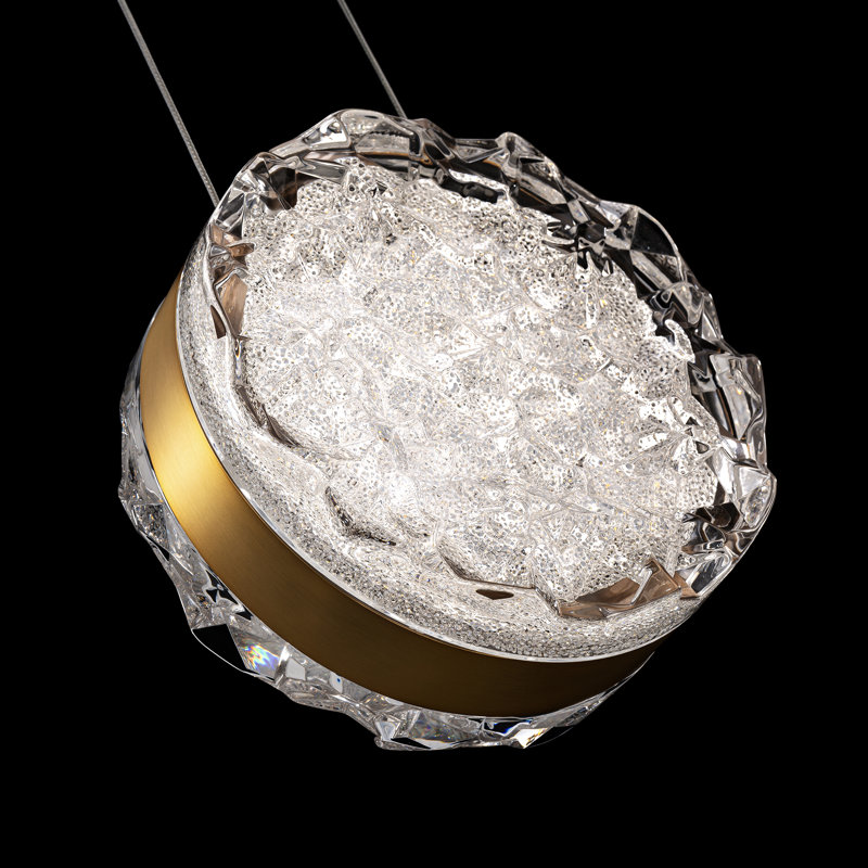 Bramble 1 - Light LED Pendant, Aged Brass