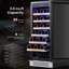 Yeego 15'' 33 Bottle Built-in Single Zone Freestanding Wine Refrigerator-125526710