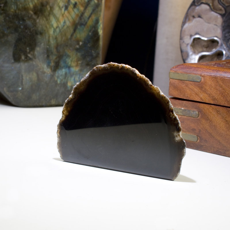 Agate de rebord de fenêtre à bandes