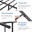 Kempst Queen Size Metal Platform Bed Frame with Headboard and Footboard, Mattress Foundation with Steel Slat Support, Under Bed Storage, No Box Spring Needed, Noise Free-1439648195-1441705754