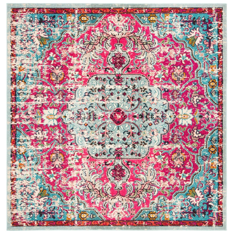 Andersonville Oriental Area Rug, Square 122 cm