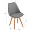 Powell 82cm H Side Chair in Grey