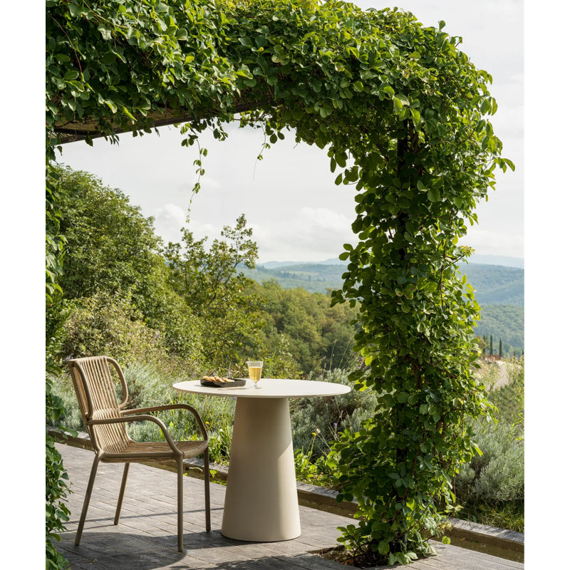 Ribbon Outdoor Dining Armchair, Beige
