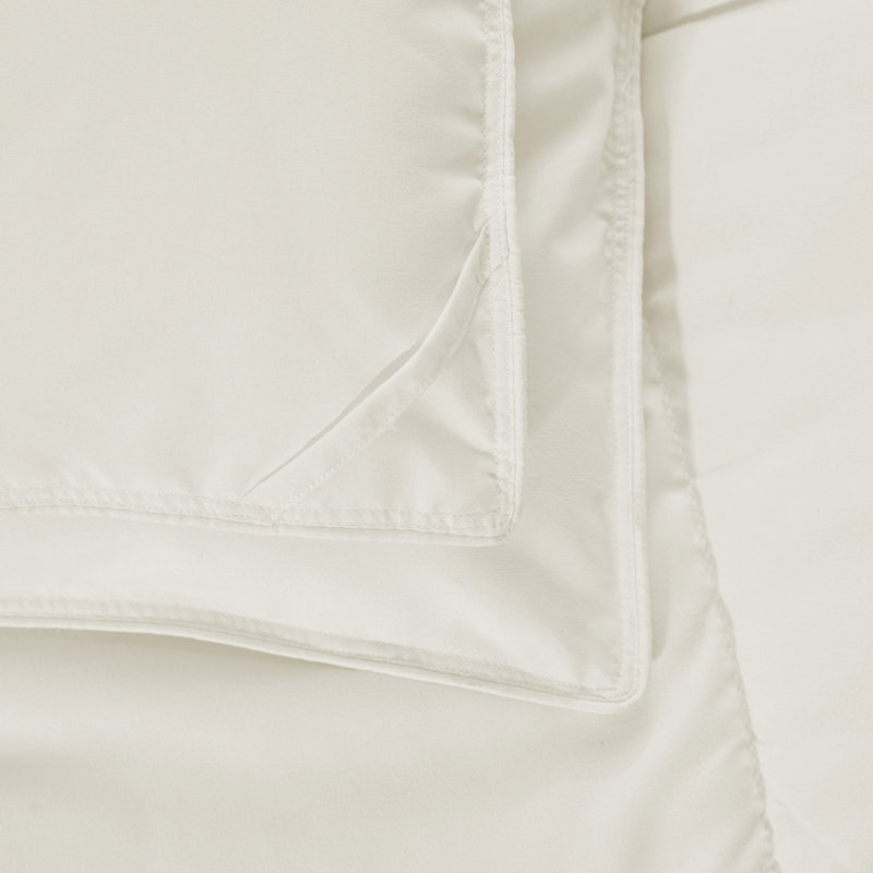 Ivory Full/Queen Reversible Microfiber Duvet Set