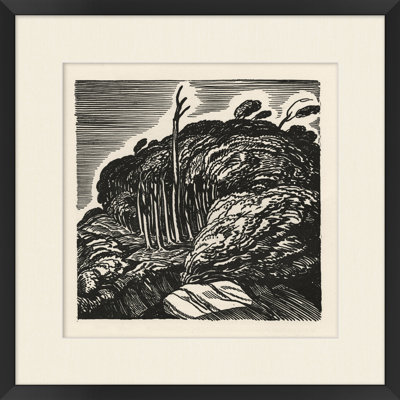 Wood Block Windswept Print