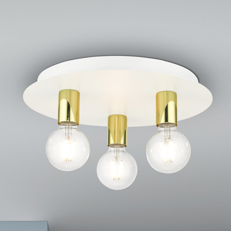 Jada Flush Mount, White