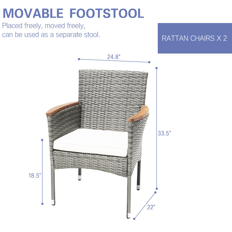 Chaise de salle à manger d'extérieur Comekia