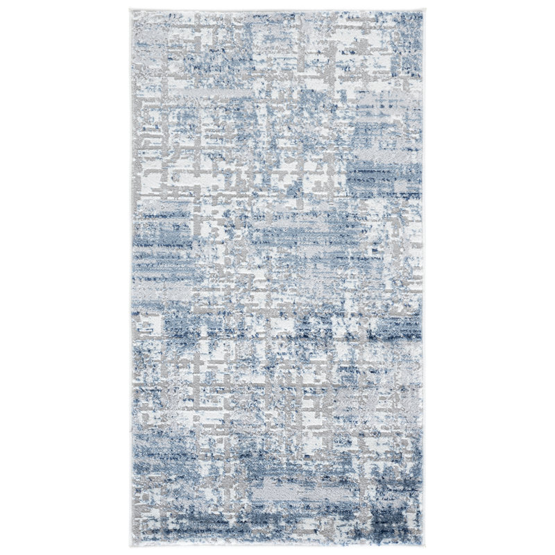 Grattan Machine Woven Abstract Area Rug, Rectangle 2'2" x 4'
