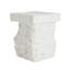 Table d'appoint d'extérieur Modern Artistry, blanc