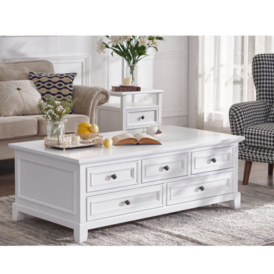 Table basse simple de style américain