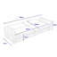 HideAway Sofa Bed Convertible 3-Seater Fabric Sofa with Dual Hidden Storage Compartments-1384256554