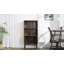 Josefina 140cm H x 60cm W Solid Wood Standard Bookcase-2130810553