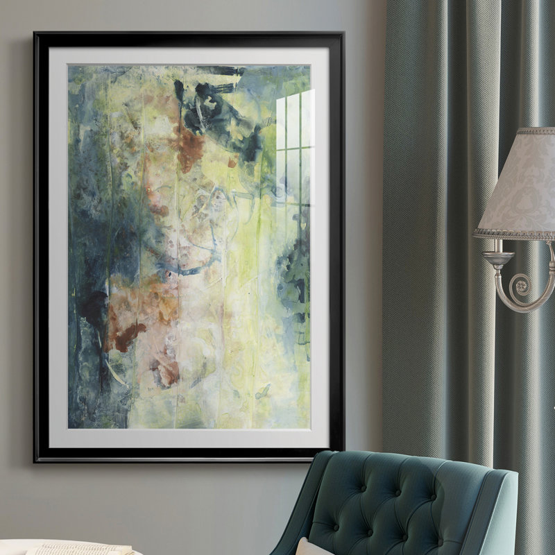 Nature's Elements I, reproduction encadrée de qualité supérieure - prête à être accrochée, Noir